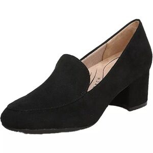 LifeStride Trixie Pump Women’s Active Arch Loafer Block Heel
